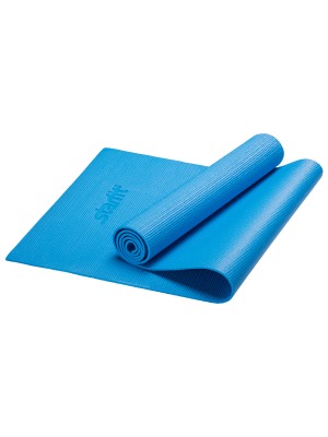 Коврик для йоги FM-101, PVC, 173x61x0,3 см, синий