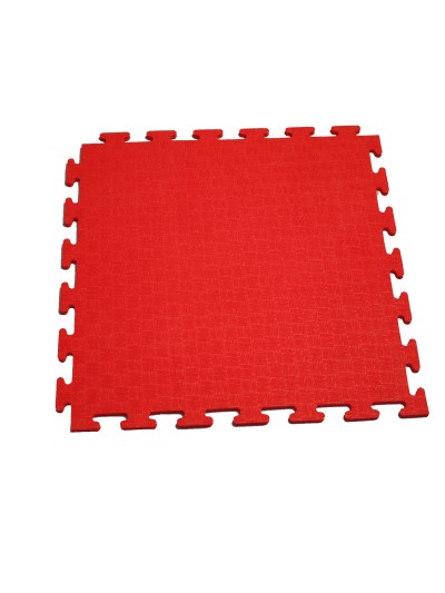 Маты - пазлы для фитнесса и тренажеров DFC 1 элемент Красный