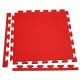 Маты - пазлы для фитнесса и тренажеров DFC 1 элемент Красный