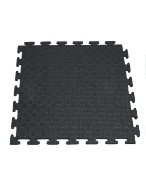 Маты - пазлы для фитнесса и тренажеров DFC 1 элемент Чёрный