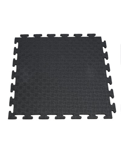 Маты - пазлы для фитнесса и тренажеров DFC 1 элемент Чёрный