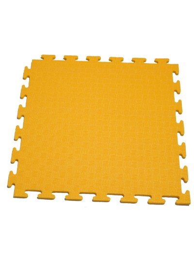 Маты - пазлы для фитнесса и тренажеров DFC 1 элемент Жёлтый