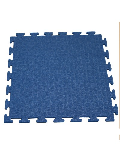 Маты - пазлы для фитнесса и тренажеров DFC 1 элемент СИНИЙ