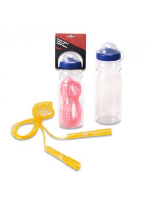 Скакалка в комплекте с бутылочкой для воды