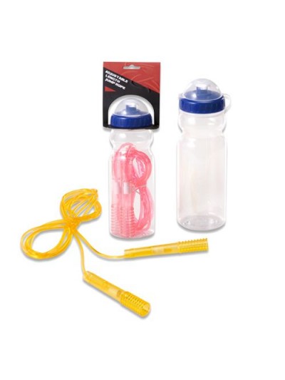 Скакалка в комплекте с бутылочкой для воды