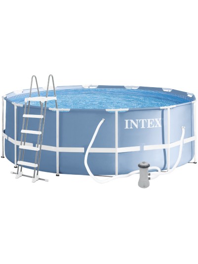26718FR Бассейн каркасный в комплекте с фильтр-насосом и лестницей