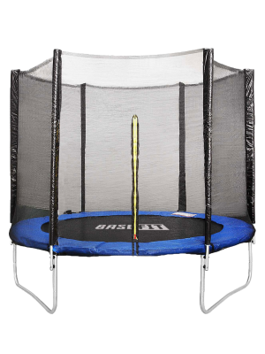 Батут c сеткой TR-201 396 см, синий
