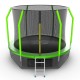 Батут EVO Jump Cosmo 10ft (Green) + Нижняя сетка