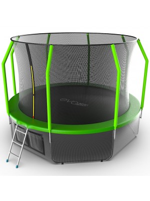 Батут EVO Jump Cosmo 12ft (Green) + Нижняя сетка
