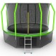 Батут EVO Jump Cosmo 12ft (Green) + Нижняя сетка