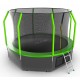 Батут EVO Jump Cosmo 12ft (Green) + Нижняя сетка