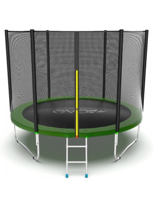 Батут EVO Jump External 10ft (Green) с внешней сеткой и лестницей