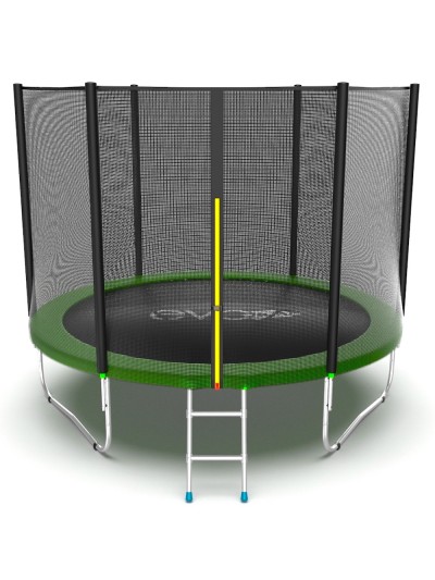 Батут EVO Jump External 10ft (Green) с внешней сеткой и лестницей
