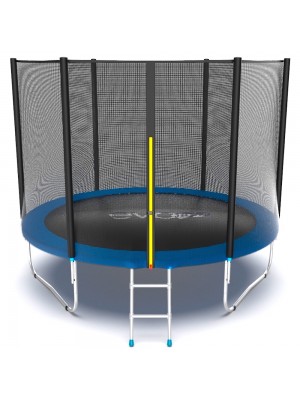 Батут EVO Jump External 10ft (Blue) с внешней сеткой и лестницей