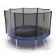 Батут EVO Jump External 12ft (Blue) с внешней сеткой и лестницей