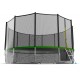 Батут EVO Jump External 16ft (Green) + Lower net с внешней сеткой и лестницей + Нижняя сетка