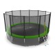 Батут EVO Jump External 16ft (Green) + Lower net с внешней сеткой и лестницей + Нижняя сетка