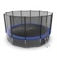 Батут EVO Jump External 16ft (Blue) + Lower net с внешней сеткой и лестницей + Нижняя сетка