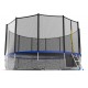 Батут EVO Jump External 16ft (Blue) + Lower net с внешней сеткой и лестницей + Нижняя сетка