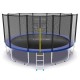 Батут EVO Jump External 16ft (Blue) с внешней сеткой и лестницей