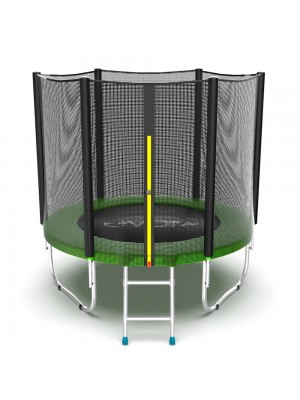 Батут EVO Jump External 6ft (Green) с внешней сеткой и лестницей
