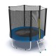 Батут EVO Jump External 6ft (Blue) с внешней сеткой и лестницей