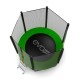 Батут EVO Jump External 6ft (Green) с внешней сеткой и лестницей