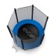 Батут EVO Jump External 6ft (Blue) с внешней сеткой и лестницей