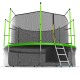Батут EVO Jump Internal 12ft (Green) + Нижняя сетка