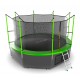 Батут EVO Jump Internal 12ft (Green) + Нижняя сетка