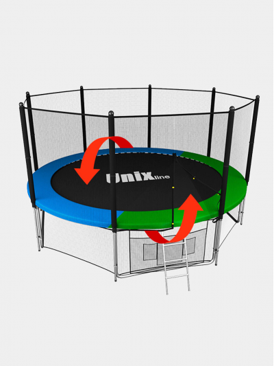 Батут UNIX line Classic 12 ft (outside)