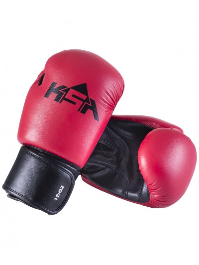 Перчатки боксерские Spider Red, к/з, 10oz