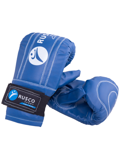 Перчатки снарядные Rusco, к/з, синий (L)