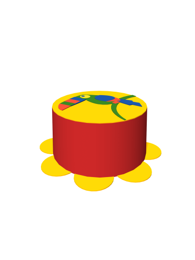 Пуфик «Попугай»