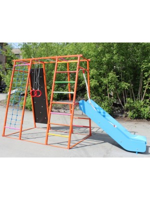 Уличный детский спортивный комплекс "Богатырь" горка нержавейка