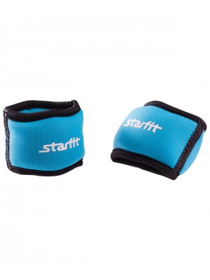 Утяжелители для рук "Браслет" WT-101, 0,25 кг, синие/черные