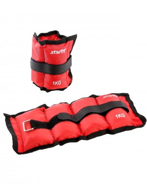 Утяжелители WT-401 1 кг, красный