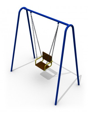 Качели одинарные цепная подвеска УДУ 3.01.00