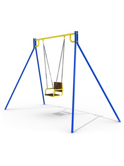 Качели одинарные цепная подвеска УДУ 3.02.00