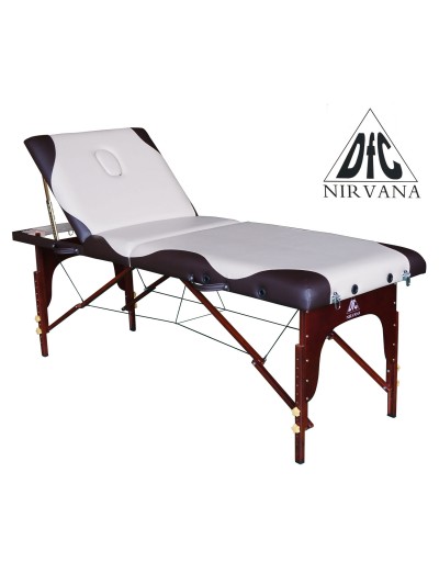 Массажный стол DFC NIRVANA Relax Pro (бежевый с коричневым)