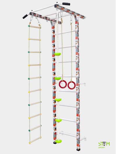 Детская шведская стенка STEMFIT "Котики"