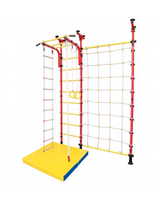 Детская шведская стенка STEMFIT "ВРАСПОР" + сетка для лазания