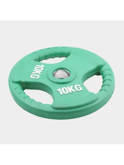 Олимпийский диск евро-классик с тройным хватом 10 кг