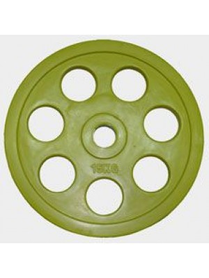 Олимпийский диск евро-классик с хватом "Ромашка" 15 кг