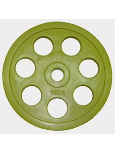 Олимпийский диск евро-классик с хватом "Ромашка" 15 кг