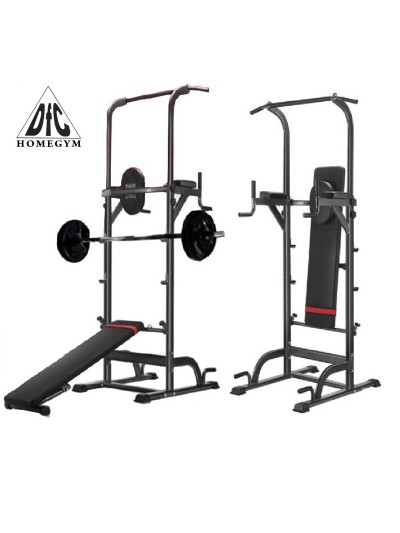 Турник - брусья со скамьей DFC POWER TOWER G005