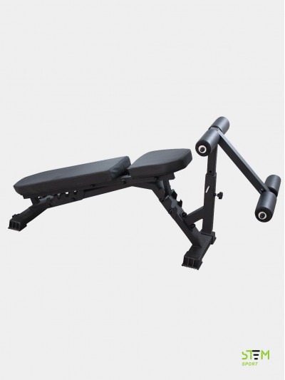 Регулируемая скамья для жима 2.0 с опцией "Упоры для пресса"