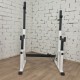 Стойки под штангу с подстраховкой и брусьями 2.0, цвет: белый