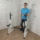 Стойки под штангу с подстраховкой и брусьями 2.0, цвет: белый