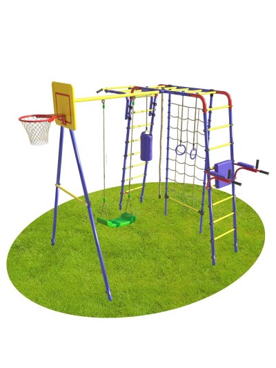 Уличный детский комплекс Юниор с сеткой Stemfit
